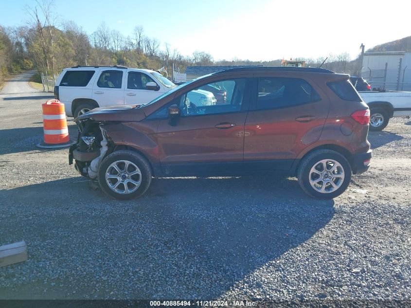 2019 Ford Ecosport Se VIN: MAJ3S2GE7KC262089 Lot: 40885494