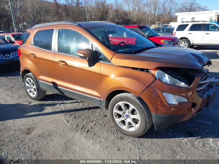 2019 Ford Ecosport Se VIN: MAJ3S2GE7KC262089 Lot: 40885494