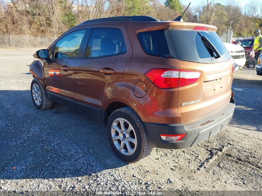 2019 Ford Ecosport Se VIN: MAJ3S2GE7KC262089 Lot: 40885494