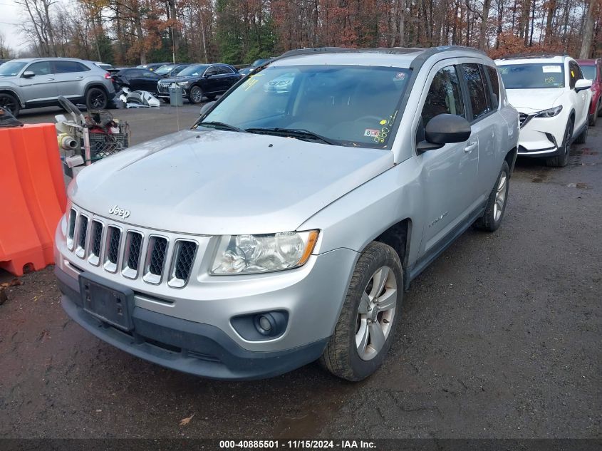 2012 Jeep Compass Latitude VIN: 1C4NJDEBXCD717698 Lot: 40885501