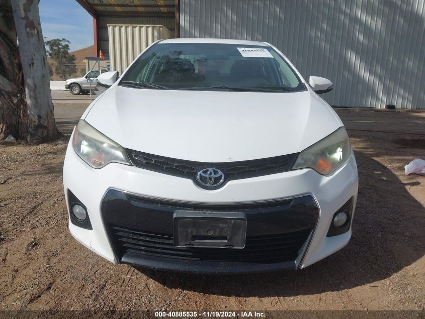 2016 Toyota Corolla S W/Special Edition Pkg VIN: 2T1BURHE1GC504624 Lot: 40885535