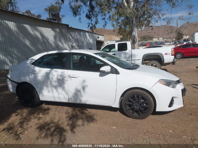 2016 Toyota Corolla S W/Special Edition Pkg VIN: 2T1BURHE1GC504624 Lot: 40885535