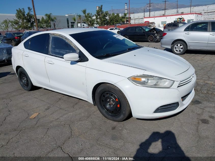 VIN 1C3CDFAA6FD405474 2015 Dodge Dart, SE no.1