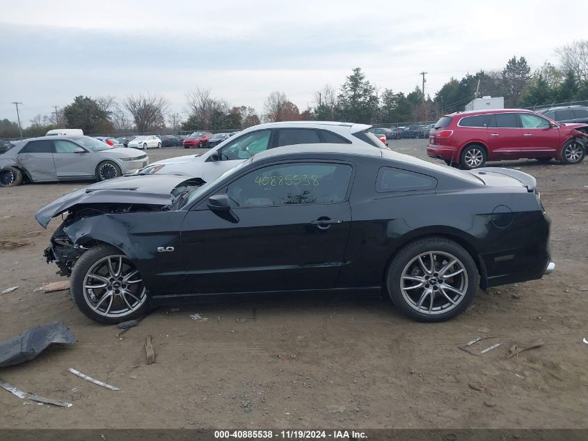 2013 Ford Mustang Gt Premium VIN: 1ZVBP8CF4D5238197 Lot: 40885538