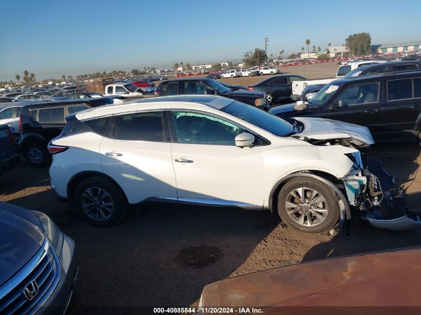 2017 Nissan Murano Sl VIN: 5N1AZ2MG3HN117840 Lot: 40885544