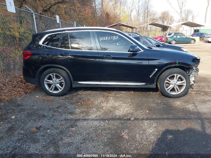 2019 BMW X3 Sdrive30I VIN: 5UXTR7C57KLR44462 Lot: 40885565