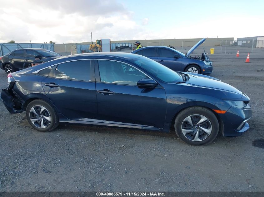 2019 Honda Civic Lx VIN: 19XFC2F68KE200949 Lot: 40885579