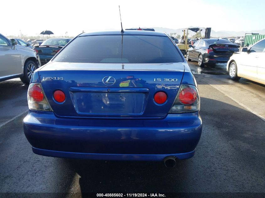 2002 Lexus Is 300 VIN: JTHBD192220038466 Lot: 40885602