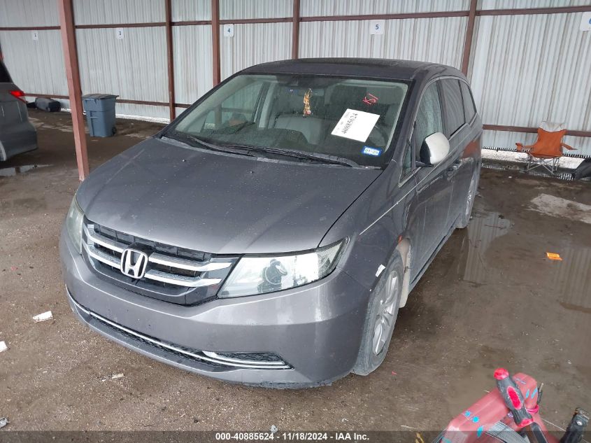 VIN 5FNRL5H64EB022855 2014 Honda Odyssey, Ex-L no.2