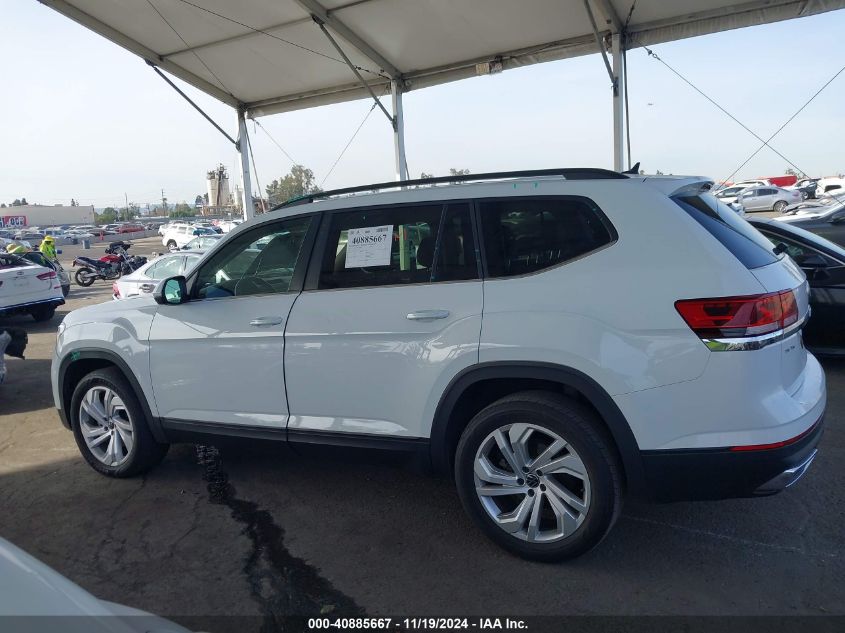 2021 Volkswagen Atlas 3.6L V6 Se W/Technology VIN: 1V2JR2CA8MC556294 Lot: 40885667