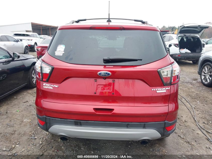 2017 Ford Escape Titanium VIN: 1FMCU0JD7HUB12412 Lot: 40885698