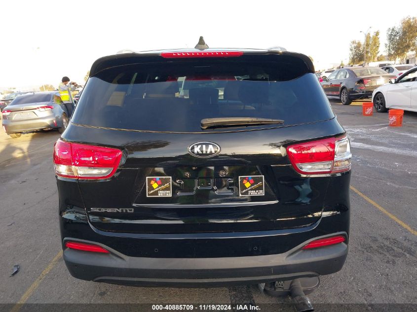 2018 Kia Sorento 2.4L Lx VIN: 5XYPG4A3XJG419396 Lot: 40885709