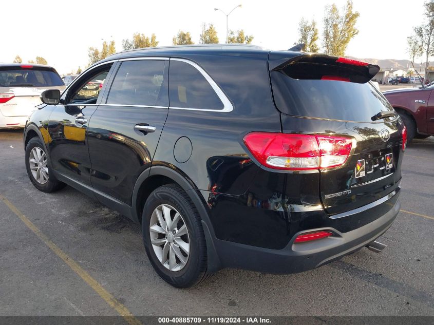 2018 Kia Sorento 2.4L Lx VIN: 5XYPG4A3XJG419396 Lot: 40885709