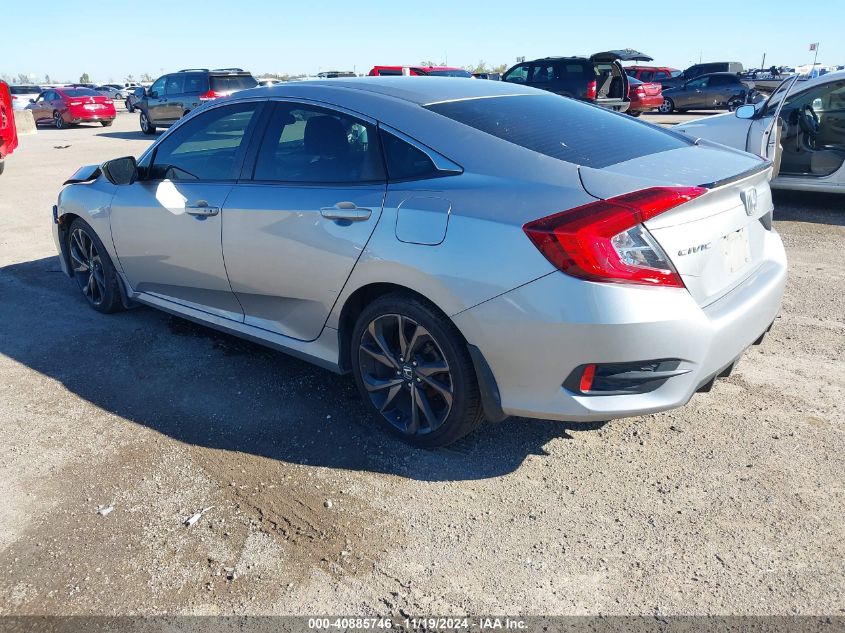 2019 Honda Civic Sport VIN: 19XFC2F8XKE003394 Lot: 40885746