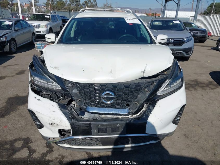 2020 Nissan Murano Sl Fwd VIN: 5N1AZ2CJ6LN120544 Lot: 40885769