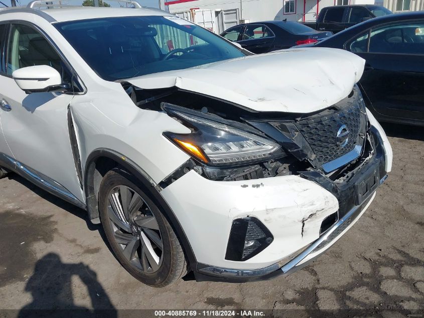 2020 Nissan Murano Sl Fwd VIN: 5N1AZ2CJ6LN120544 Lot: 40885769