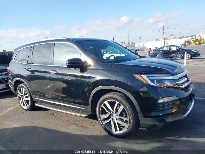 2017 Honda Pilot Elite VIN: 5FNYF6H09HB100264 Lot: 40885811