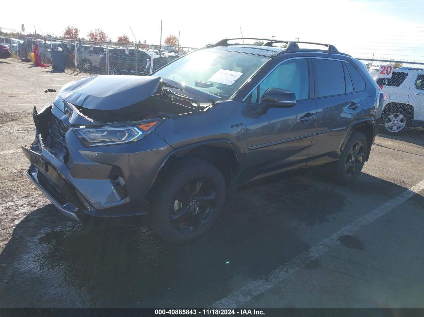 VIN 4T3E6RFV6MU046283 2021 Toyota RAV4, Hybrid Xse no.2