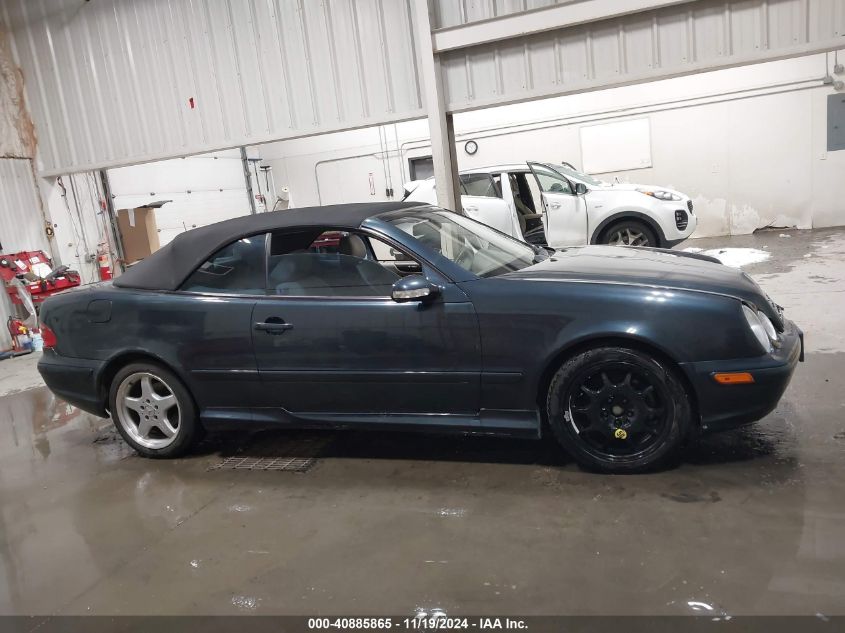 2002 Mercedes-Benz Clk 430 VIN: WDBLK70G22T108326 Lot: 40885865