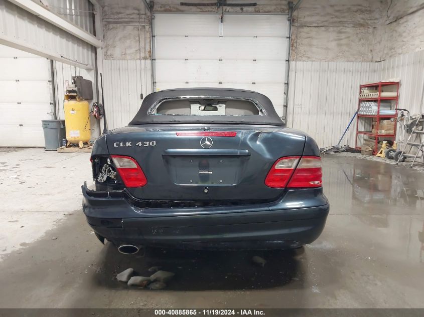 2002 Mercedes-Benz Clk 430 VIN: WDBLK70G22T108326 Lot: 40885865