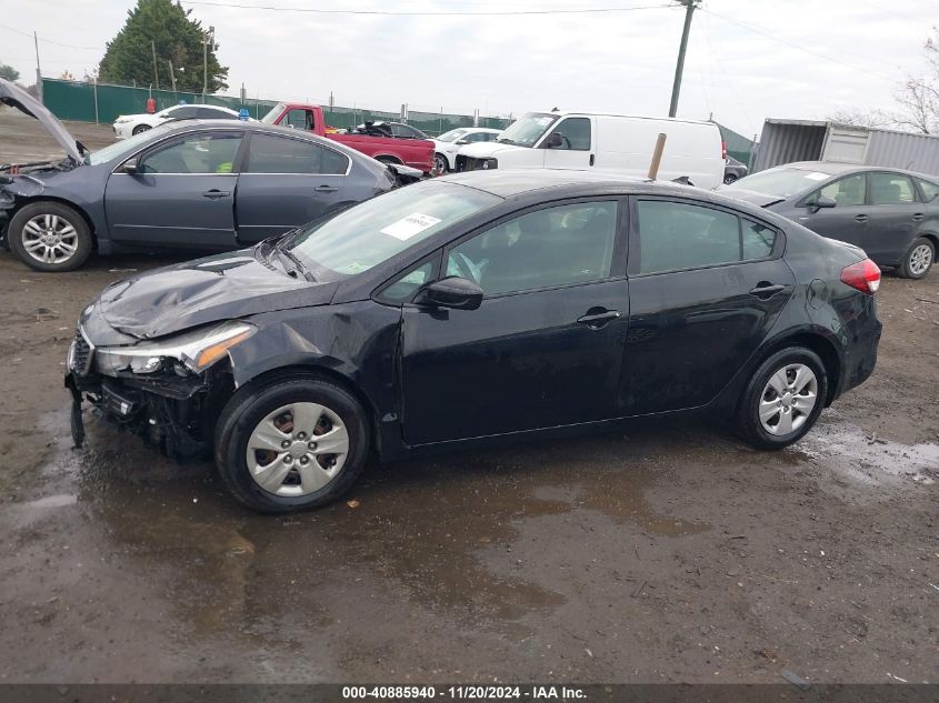 2017 Kia Forte Lx VIN: 3KPFK4A77HE093884 Lot: 40885940