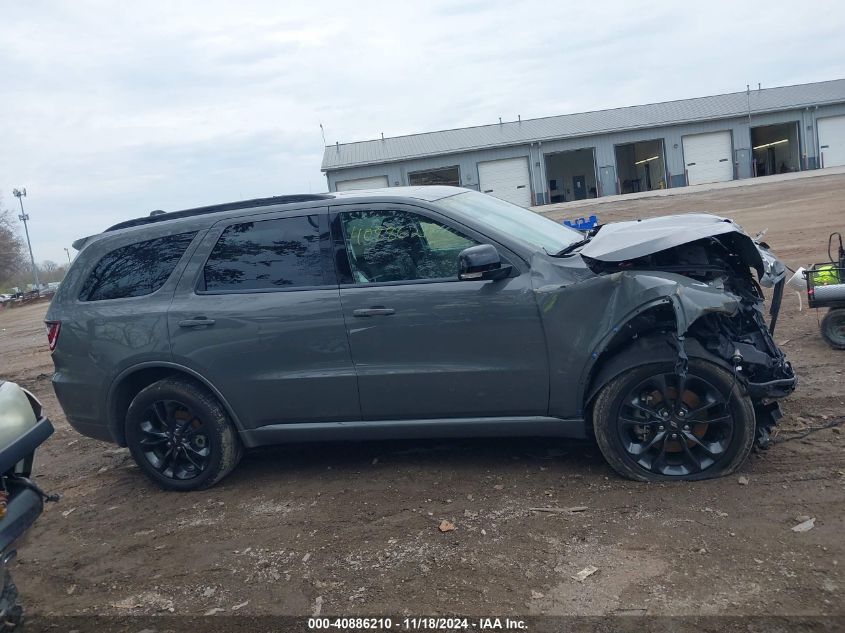 2022 Dodge Durango Gt Plus Awd VIN: 1C4RDJDG9NC187642 Lot: 40886210