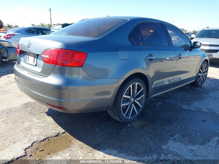 2011 VOLKSWAGEN JETTA VIN: 3VW2K7AJ4BM068799