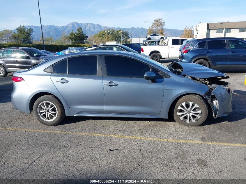 2021 Toyota Corolla Hybrid Le VIN: JTDEAMDE0MJ008325 Lot: 40886254