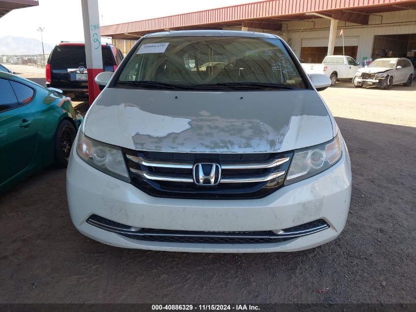 2014 Honda Odyssey Ex-L VIN: 5FNRL5H66EB066548 Lot: 40886329