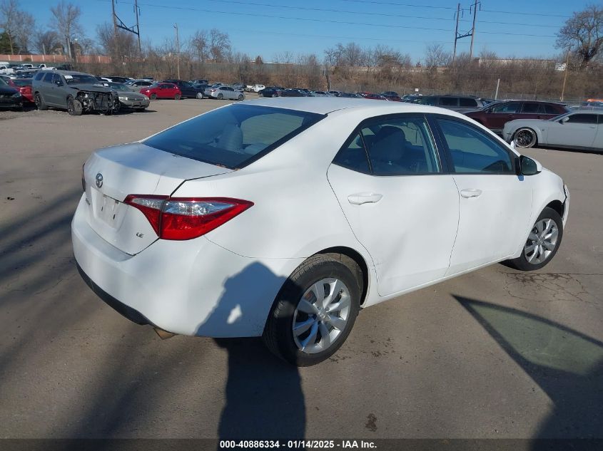 VIN 5YFBURHE3FP204646 2015 Toyota Corolla, LE no.4