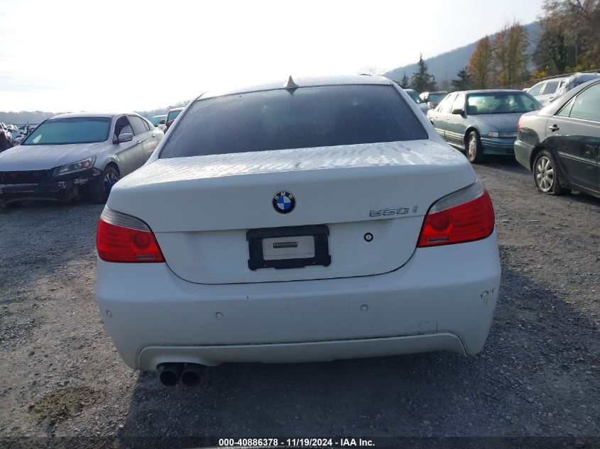 2010 BMW 550I VIN: WBANW5C54ACT56277 Lot: 40886378