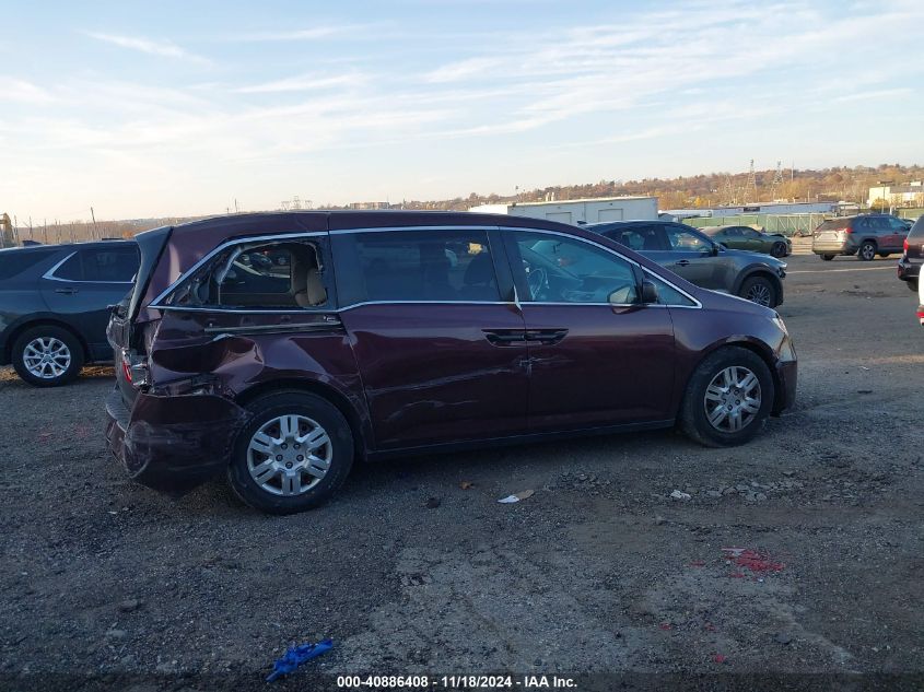 2011 Honda Odyssey Lx VIN: 5FNRL5H29BB057979 Lot: 40886408