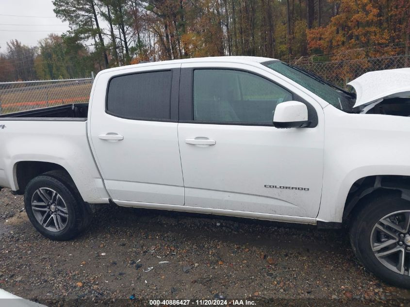 2021 Chevrolet Colorado 4Wd Short Box Wt VIN: 1GCGTBEN3M1192861 Lot: 40886427