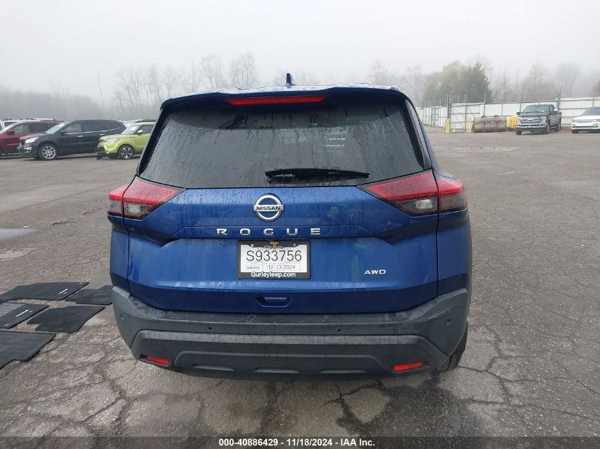 2021 Nissan Rogue S Intelligent Awd VIN: 5N1AT3AB5MC817476 Lot: 40886429