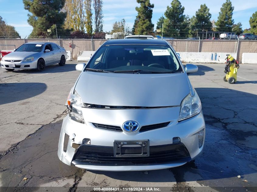 2013 Toyota Prius Three VIN: JTDKN3DU4D5618360 Lot: 40886431