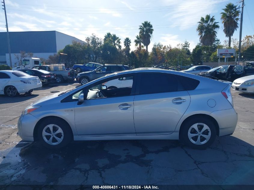 2013 Toyota Prius Three VIN: JTDKN3DU4D5618360 Lot: 40886431