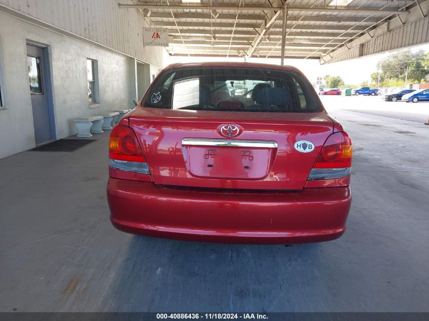 2003 Toyota Echo VIN: JTDBT123735053587 Lot: 40886436