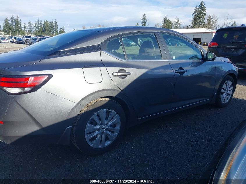 2020 Nissan Sentra S Xtronic Cvt VIN: 3N1AB8BV1LY274603 Lot: 40886437