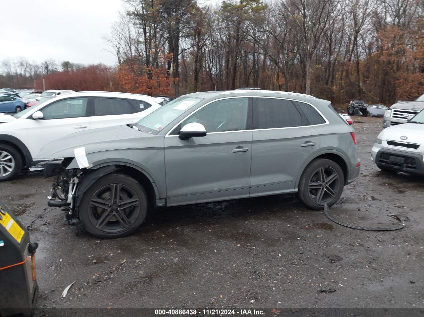 2019 Audi Sq5 3.0T Premium VIN: WA1B4AFY0K2138249 Lot: 40886438