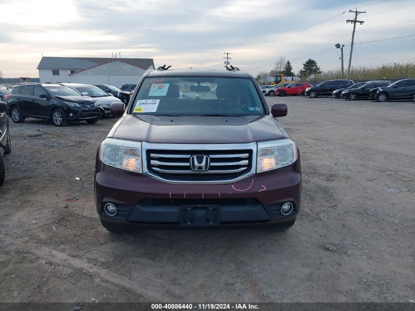 2015 Honda Pilot Touring VIN: 5FNYF4H96FB043702 Lot: 40886440