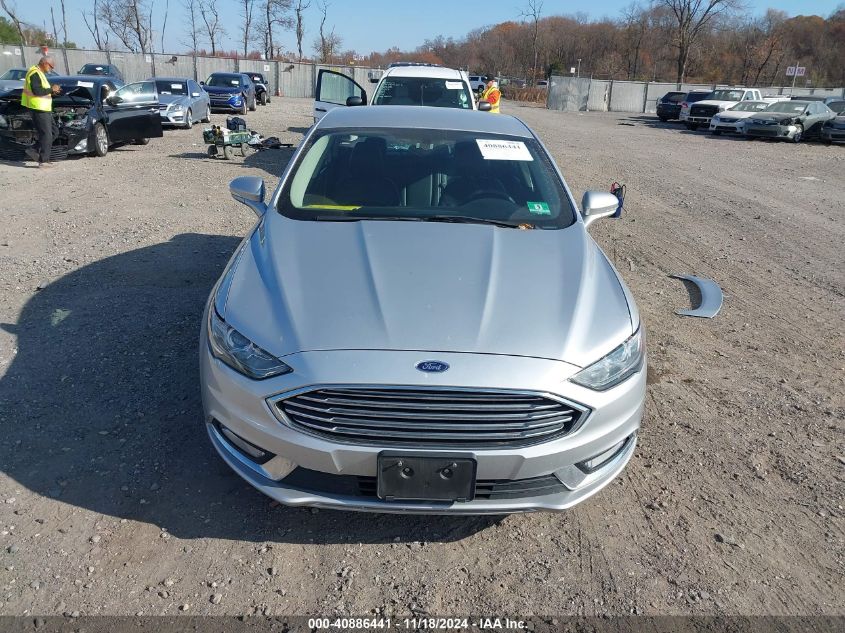 2017 Ford Fusion Se VIN: 3FA6P0HDXHR166105 Lot: 40886441