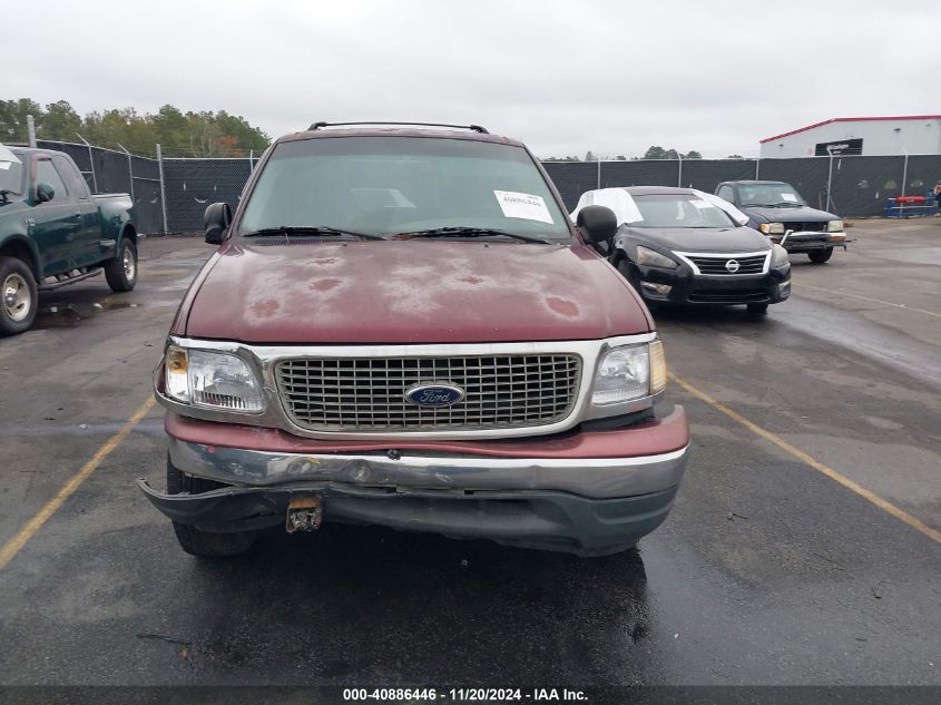 2001 Ford Expedition Xlt VIN: 1FMRU15WX1LA02249 Lot: 40886446