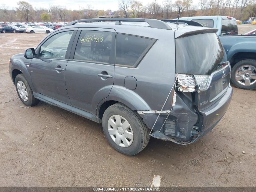 2011 Mitsubishi Outlander Es VIN: JA4AS2AW5BU026192 Lot: 40886488