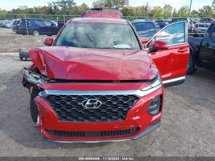 2019 Hyundai Santa Fe Se VIN: 5NMS23AD3KH101395 Lot: 40886498