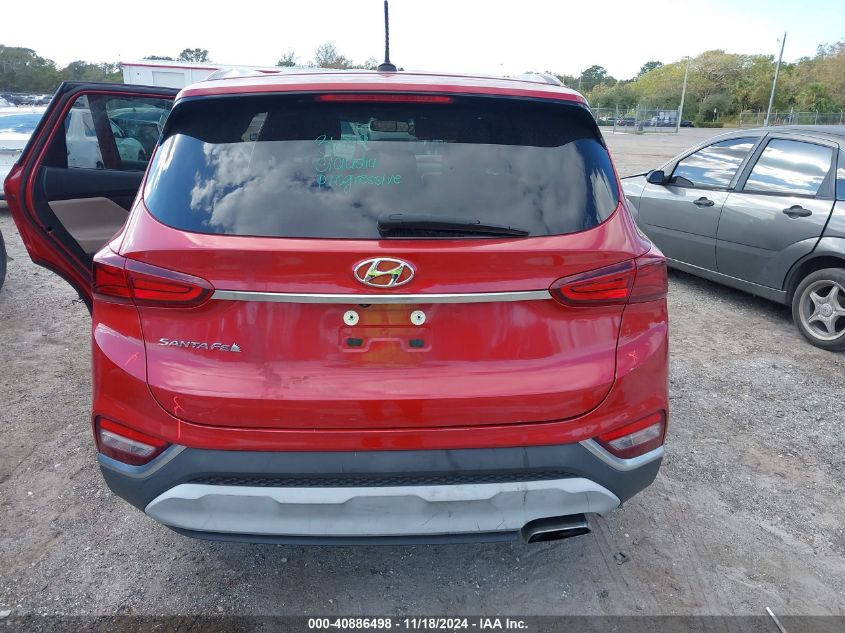 2019 Hyundai Santa Fe Se VIN: 5NMS23AD3KH101395 Lot: 40886498