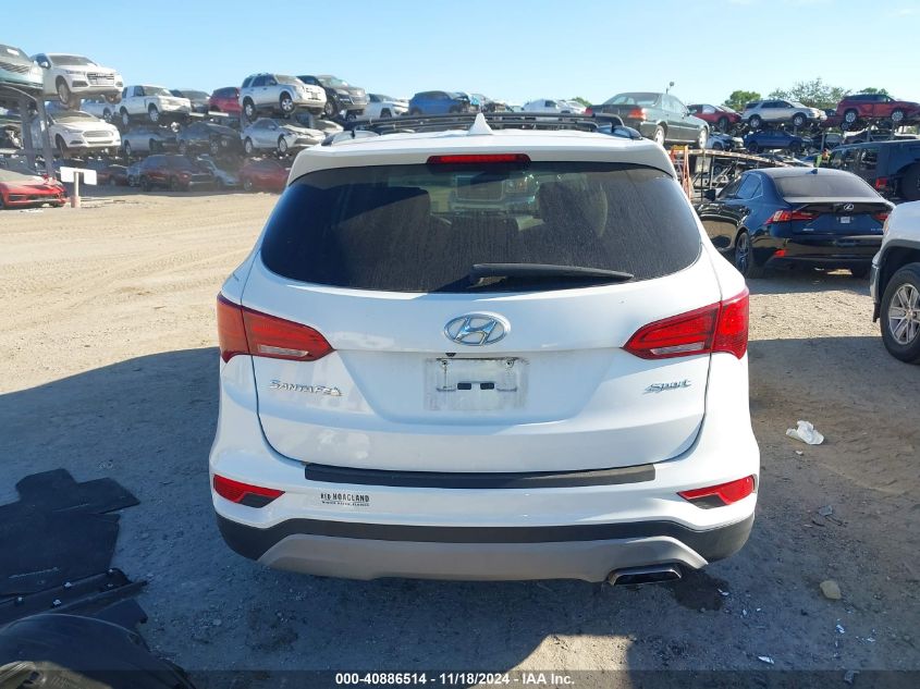 2018 Hyundai Santa Fe Sport 2.4L VIN: 5XYZU3LB7JG543318 Lot: 40886514