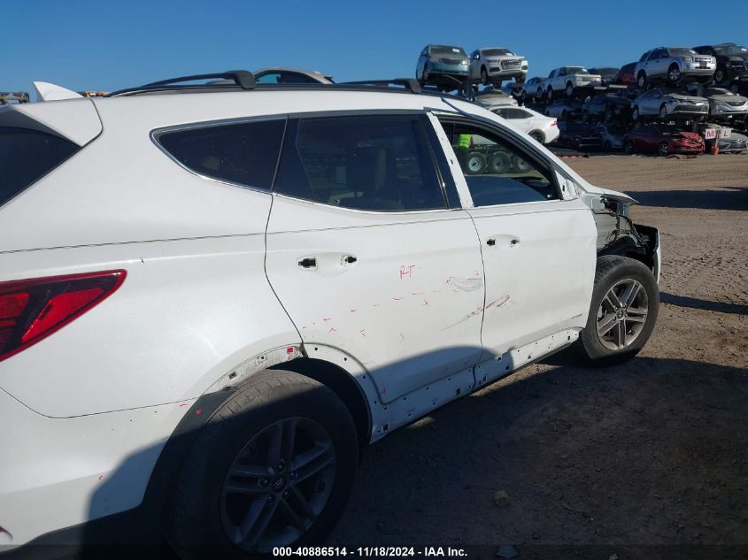 2018 Hyundai Santa Fe Sport 2.4L VIN: 5XYZU3LB7JG543318 Lot: 40886514