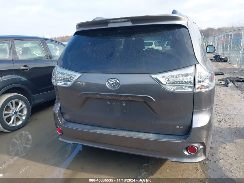 2014 Toyota Sienna Se 8 Passenger VIN: 5TDXK3DC0ES429657 Lot: 40886535