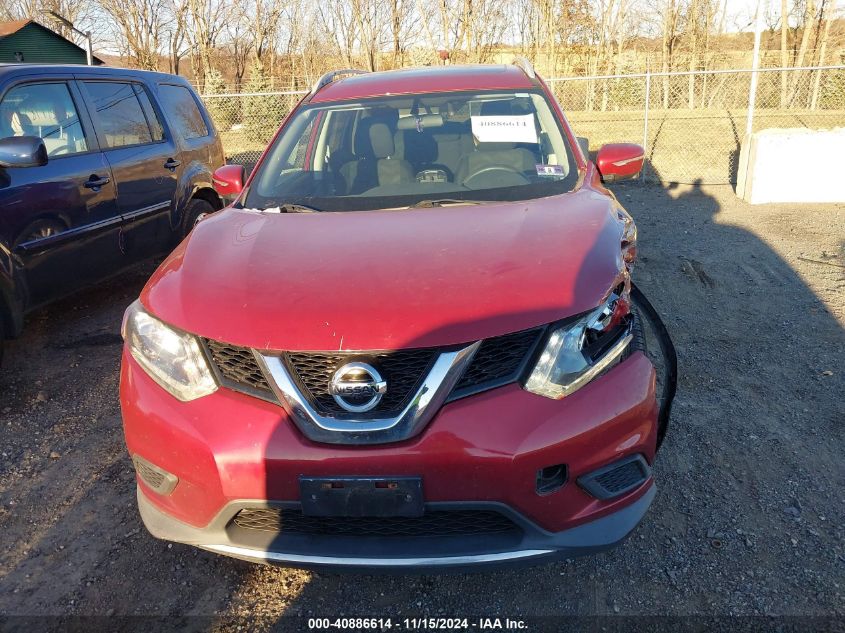 2015 Nissan Rogue Sv VIN: 5N1AT2MV2FC893837 Lot: 40886614