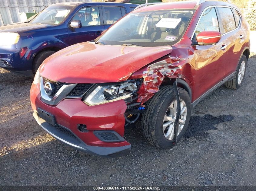 2015 Nissan Rogue Sv VIN: 5N1AT2MV2FC893837 Lot: 40886614